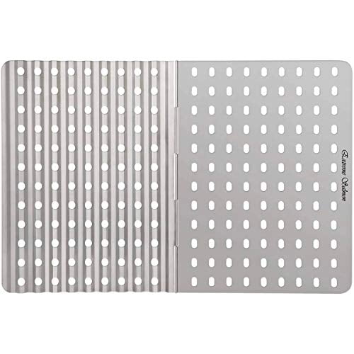 Stainless Steel Dual Side BBQ Sheet Outdoor Yard Camp Cook Grill Grates Reusable Stainless Steel Dual Side BBQ Sheet Outdoor Yard Camp Cook Grill Grates Reusable